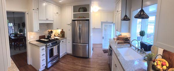 Another view of new craftsman kitchen