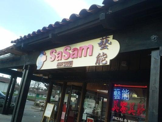 SaSam Hair Salon Store Front, Fremont, CA.