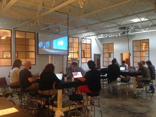 White Hat Ops team members at Google Developers watch party. Search engine marketing updates from Google.