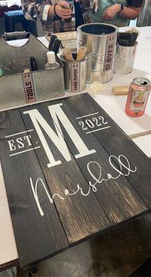 Custom sign