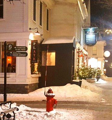 Main Street, Stowe, Vermont 30th December 2017