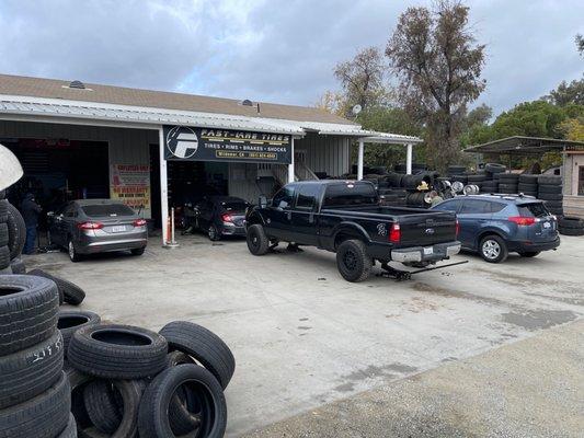 Fast-Lane Tires! Quick and great price. They had me out in 20 minutes for a balance and rotation!