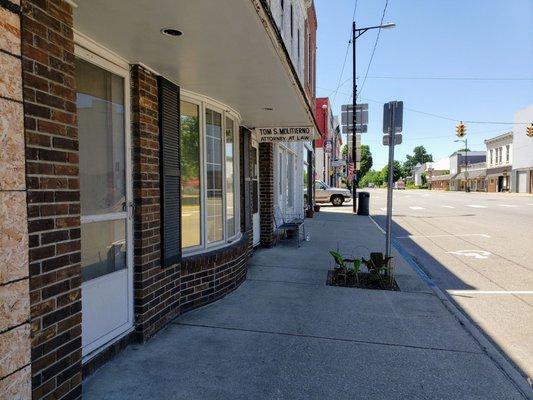 Shops on South Side of E. Main St. in Downtown Fayette