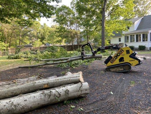 Small Powerful Machine for minimal turf impact