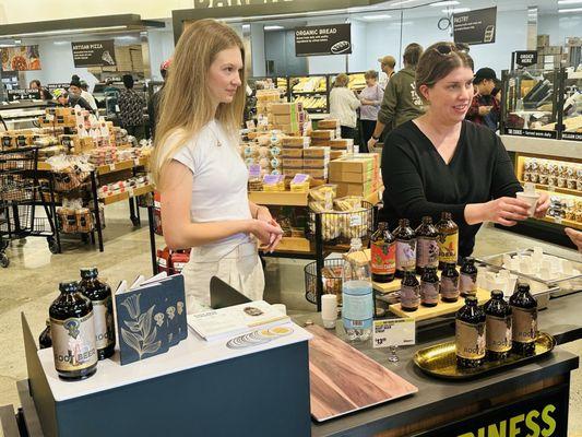 Portland Syrups with real Sarsaparilla samplesas Root beer Floats