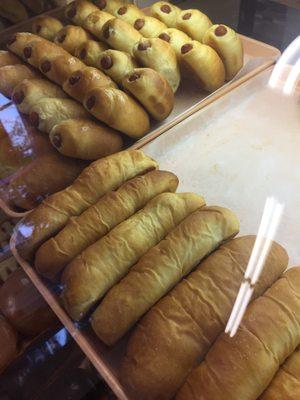 Sausage rolls and fresh baked Kolasches!!