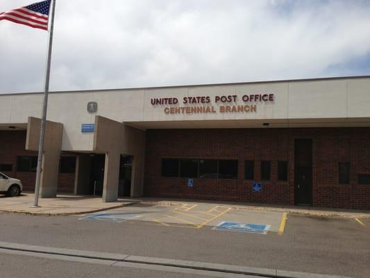 Front of Centennial Post Office