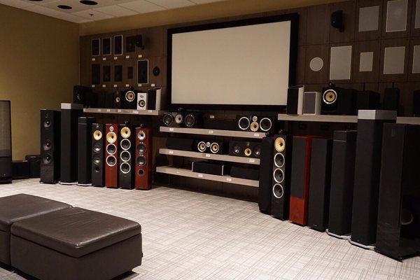 Audio Switch Room including Bowers & Wilkins, Martin Logan, Definitive Technology, and much more.