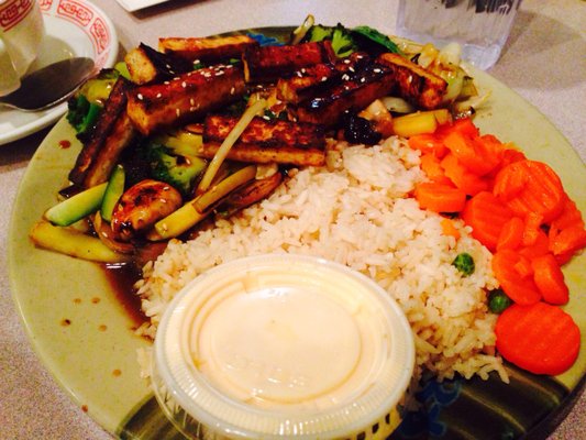 Tofu teriyaki meal $5.99