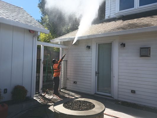 Cleaning this house before we paint it