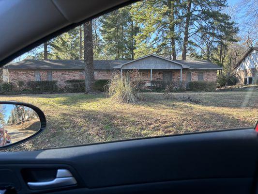 The house in Texas that I grew up in.