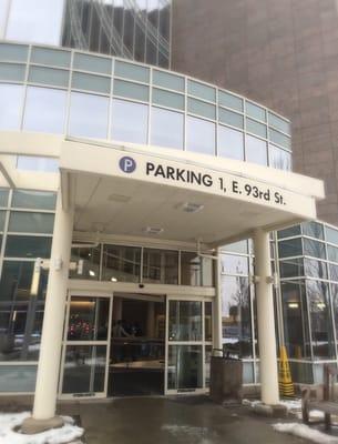 Cleveland Clinic main campus parking deck at E. 93rd St. and Euclid Ave.