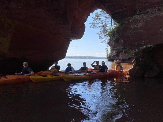 Kayaking through red rock beauty!