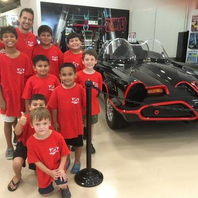 Past Summer Trip with Batman's Batmobile.