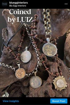 Coin Necklaces by jay Luiz