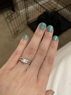 Picture of the old ring I had and the upgrade