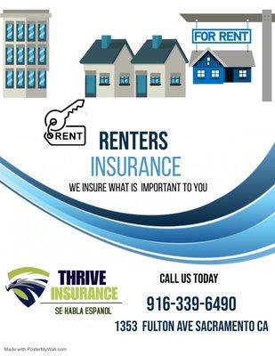 RENTERS INSURANCE