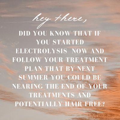 Why wait? You're one step closer to being hair free and care free.