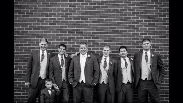 Groomsmen shot