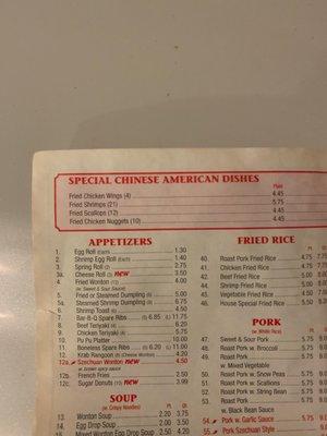 Special American dishes