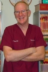 Dr James Wallett always has a smile on his face!