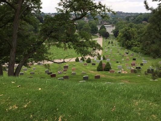 View down into Greenfield