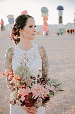 We create wedding bouquets for you! Specializing in boho, unique, couture, using artificial florals that will last a lifetime of memories