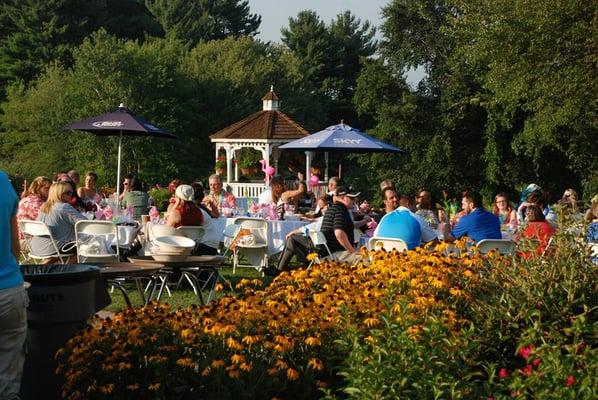 Steamers at Sunset Aug '14. Blissful Meadows Golf Club, Uxbridge