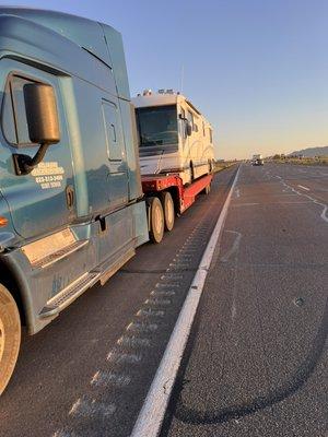 Rv towing on Landoll