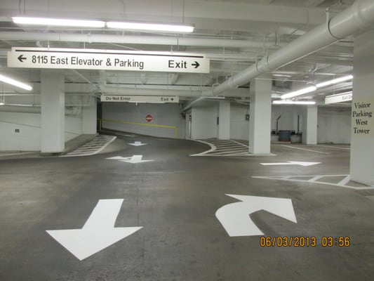 Parking Garage Striping