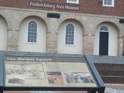 Market Square in downtown Fredericksburg