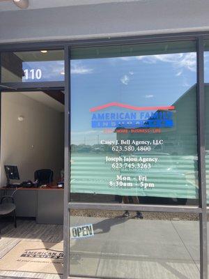 Front of New office on 83rd Ave & Happy Valley!