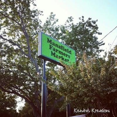 Mansfield Farmers Market LED Sign