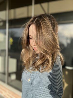 Haircut and color by Jo