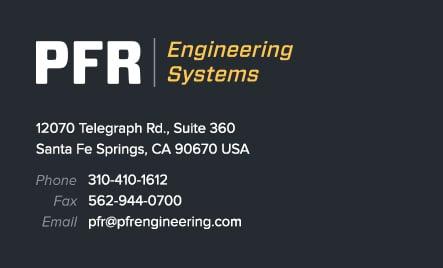 Pfr Engineering Systems