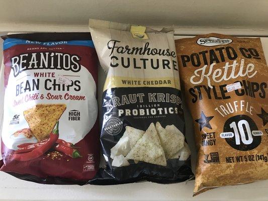 Variety of tasty, cheap chips