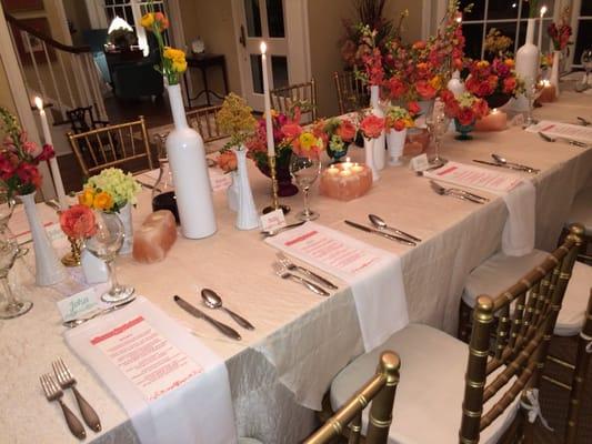 We know how to set a table!