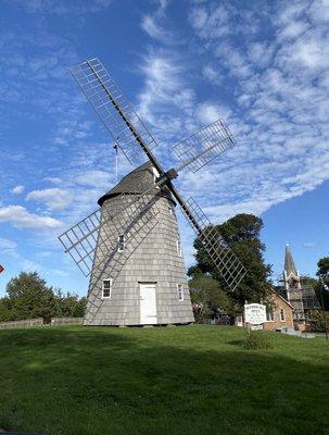 Historical windmill in East Hampton Village