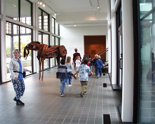 A school tour with our amazing docents.