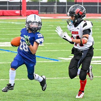 Youth football in Hollister, CA.