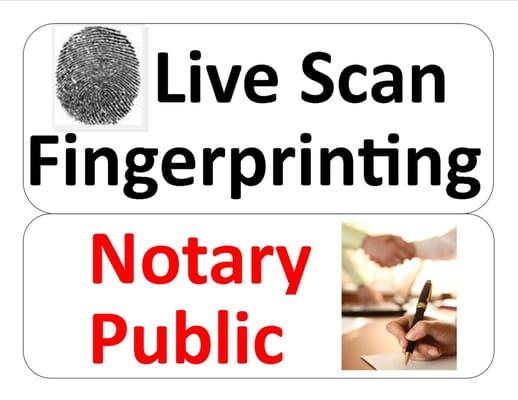 Fingerprinting, Notary