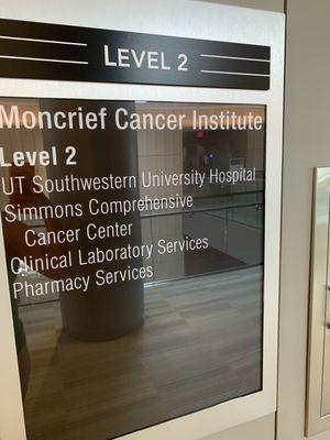 The lab is located inside of the cancer center