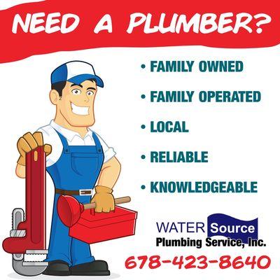 Water Source Plumbing Service