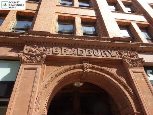 Bradbury Building, , along the Downtown Los Angeles Tourist Scavenger Hunt