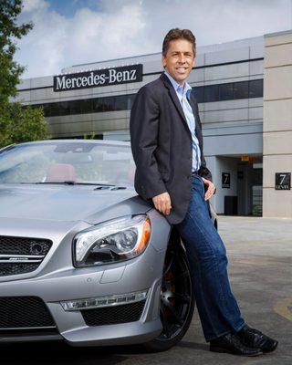 Portrait of former president and CEO of Mercedes-Benz USA, Dietmar Exler, at the MBUSA headquarters in Atlanta (© Paul Abell for MBUSA)