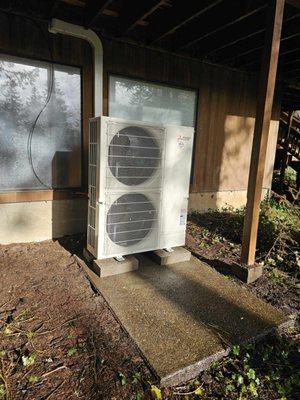 New Mitsubishi heat pump