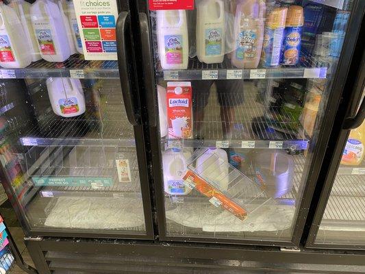 Messy refrigerators -- for months.