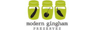 Modern Gingham Preserves