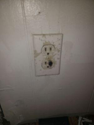 Burned up outlets.