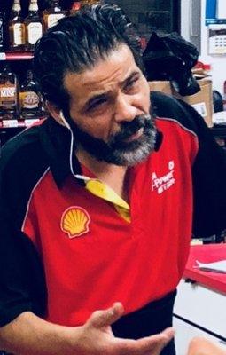 The Mean Man that works at Shell that will cuss you out for no reason other than asking for the correct receipt!!!